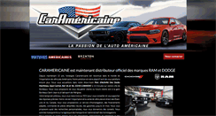 Desktop Screenshot of caramericaine.fr