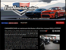 Tablet Screenshot of caramericaine.fr